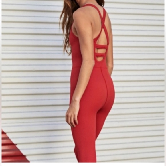 Free People Free Throw Onesie in
Chili Pepper 🥰 Size Small - Picture 2 of 4